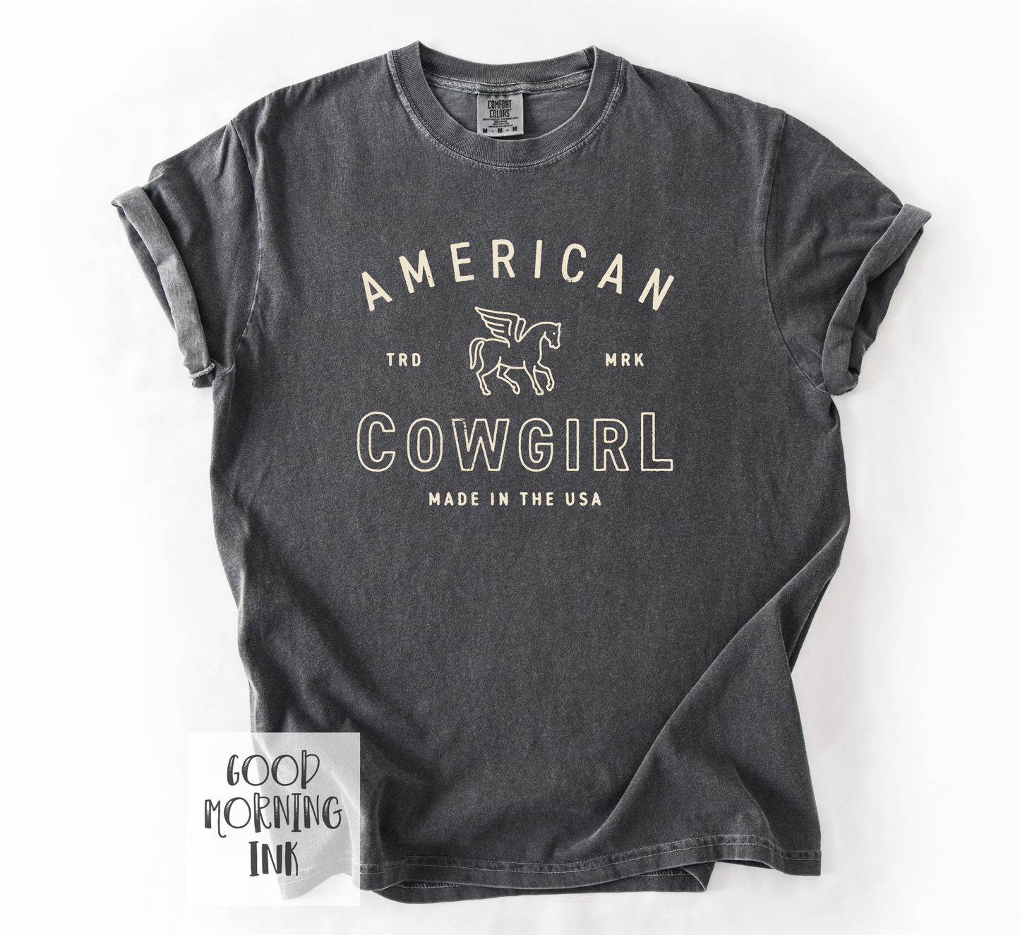 American Cowgirl Comfort Colors Graphic Tee | FREE Shipping!