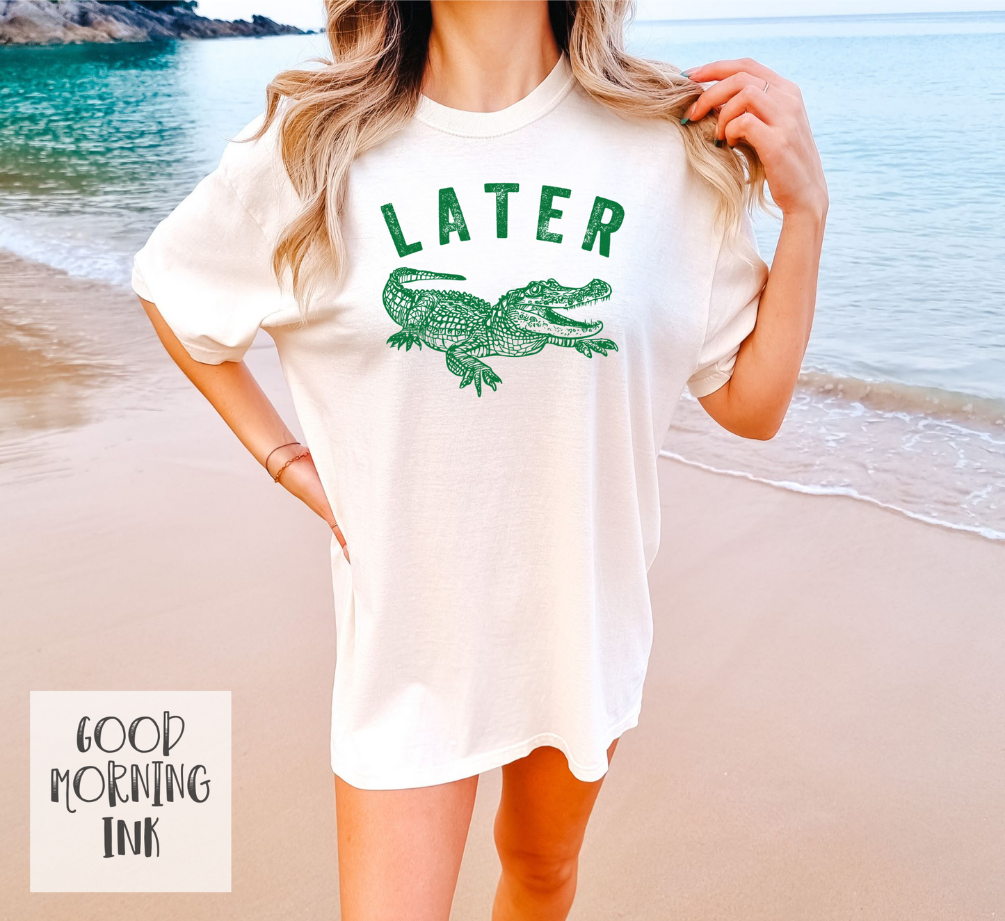 Later Gator Screen Print Transfer (GREEN)