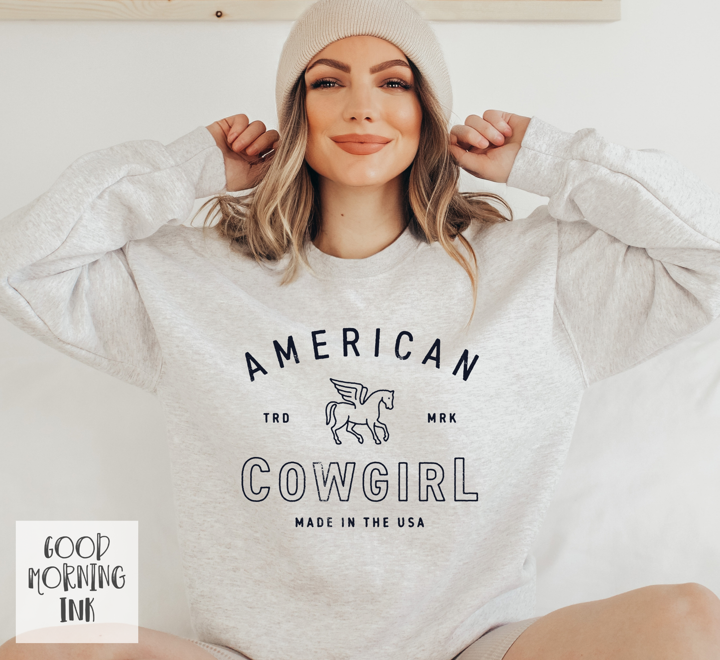 American Cowgirl Crewneck Sweatshirt | FREE Shipping!