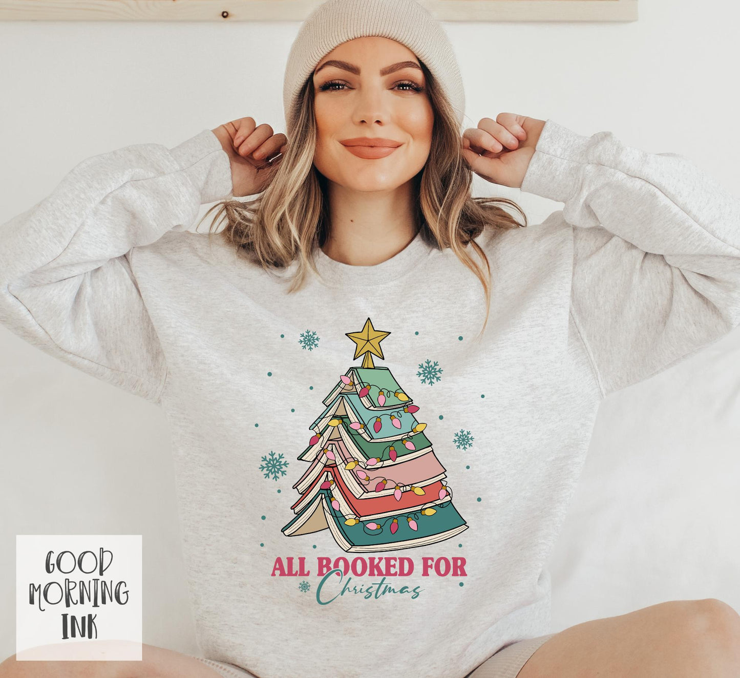 All Booked for Christmas Clear Film COLOR