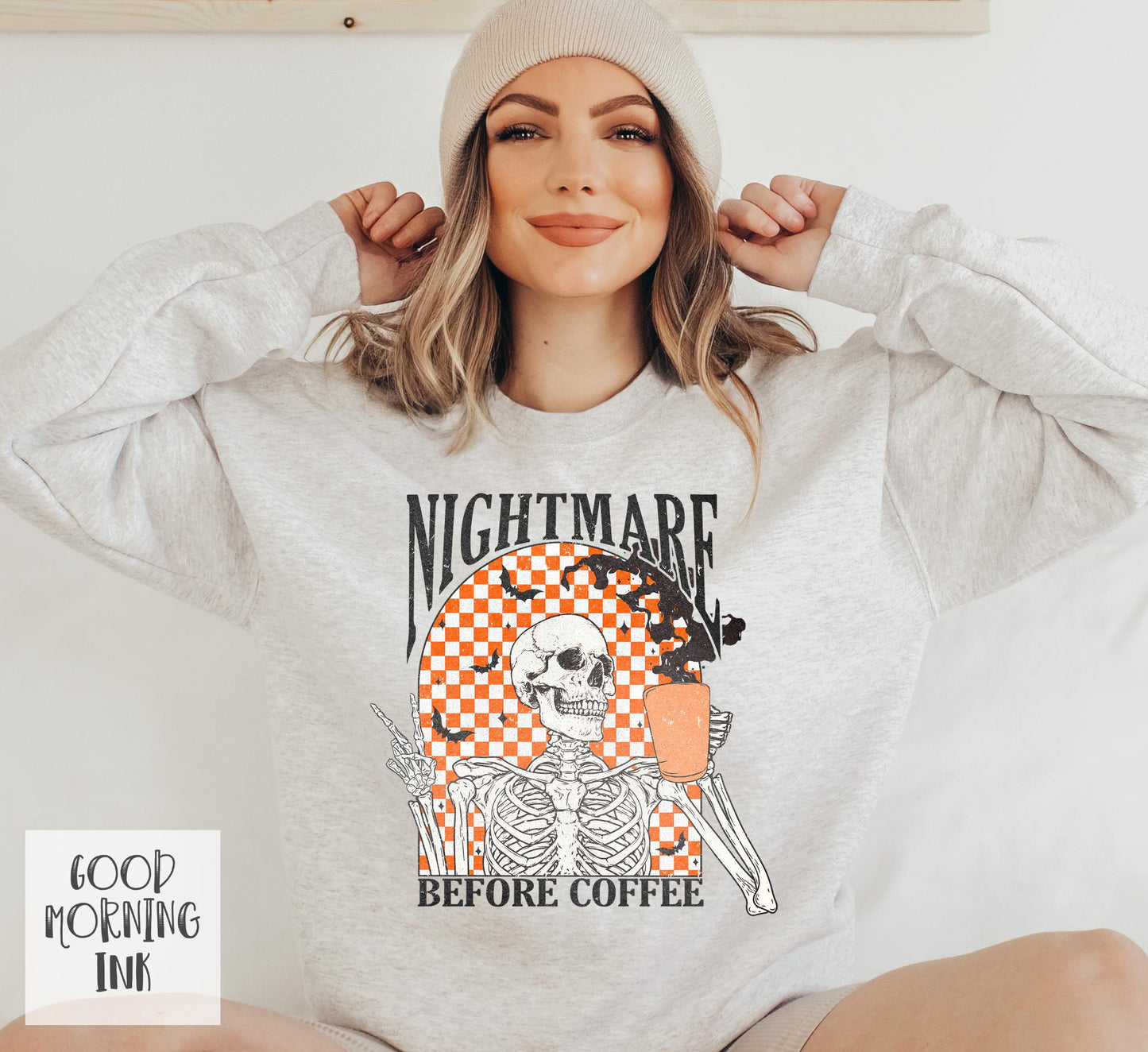 Nightmare Before Coffee Clear Film COLOR