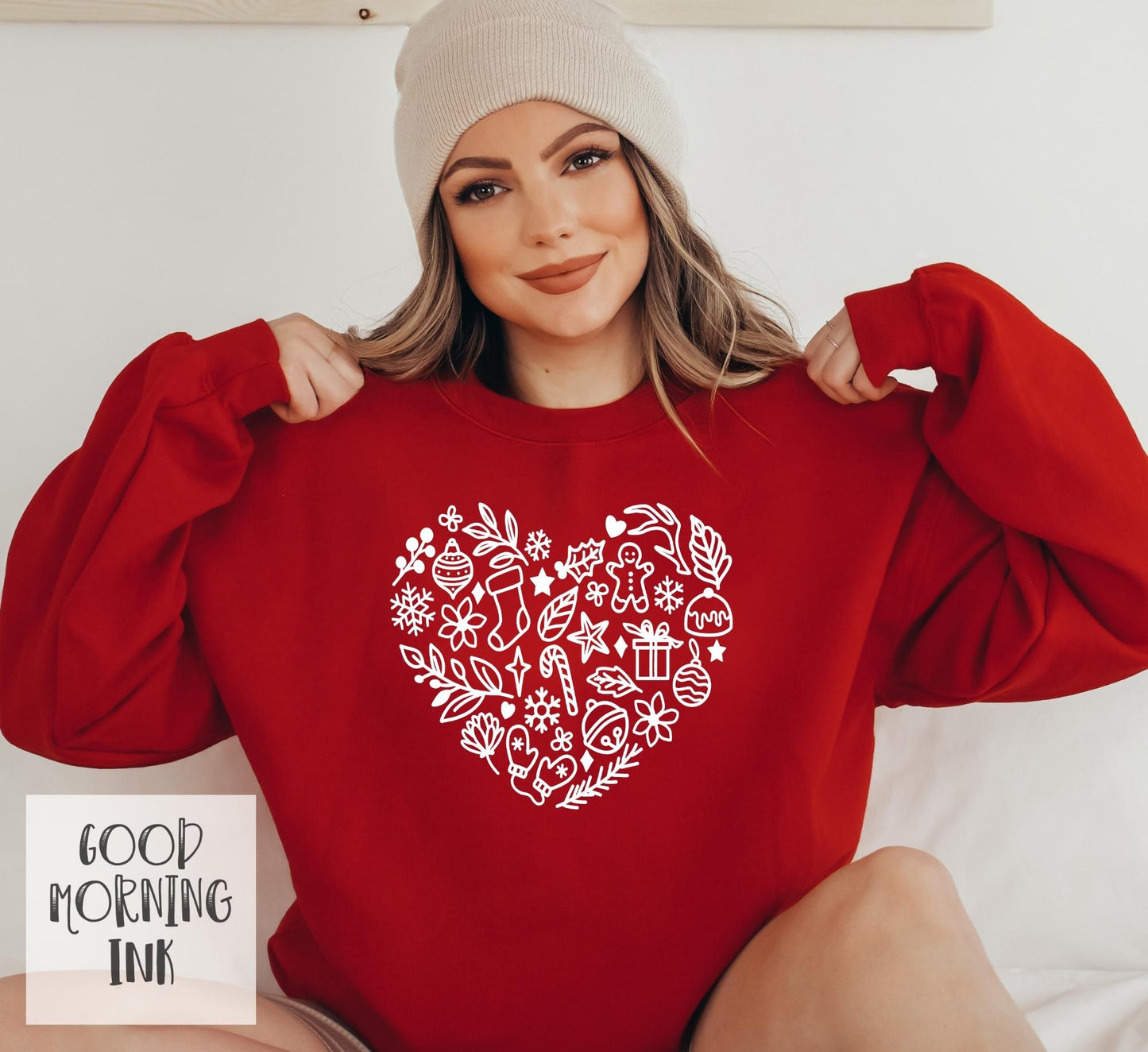 Christmas Heart (WHITE)