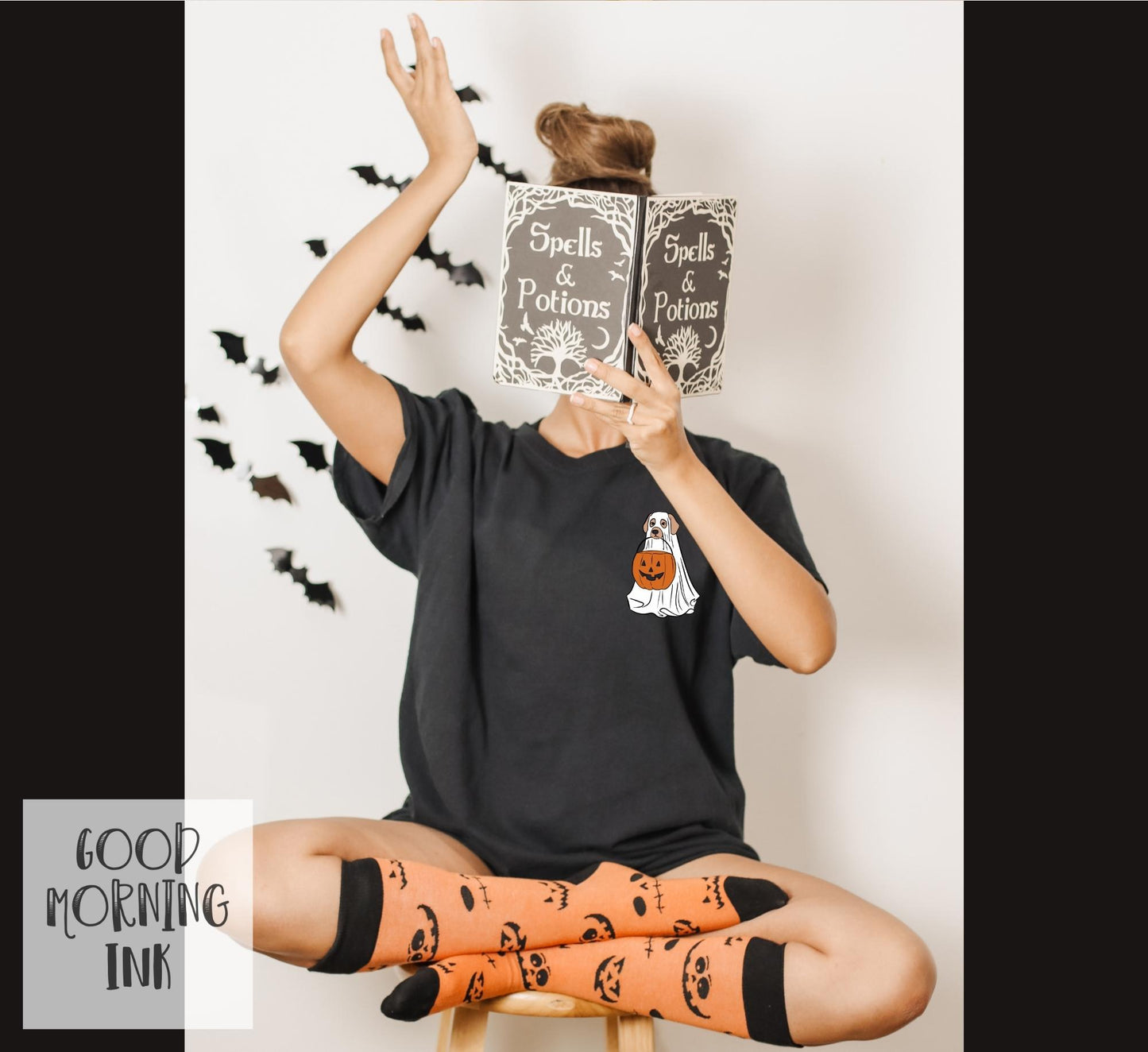 Pocket Print: Halloween Dog Clear Film COLOR