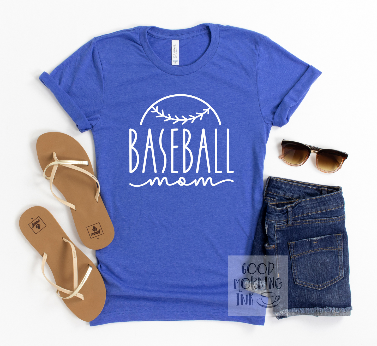 Baseball Mom (WHITE)