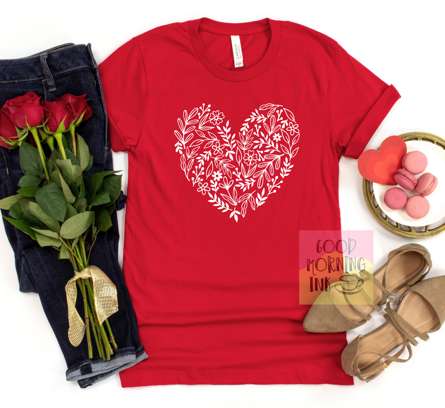 Floral Heart (WHITE)
