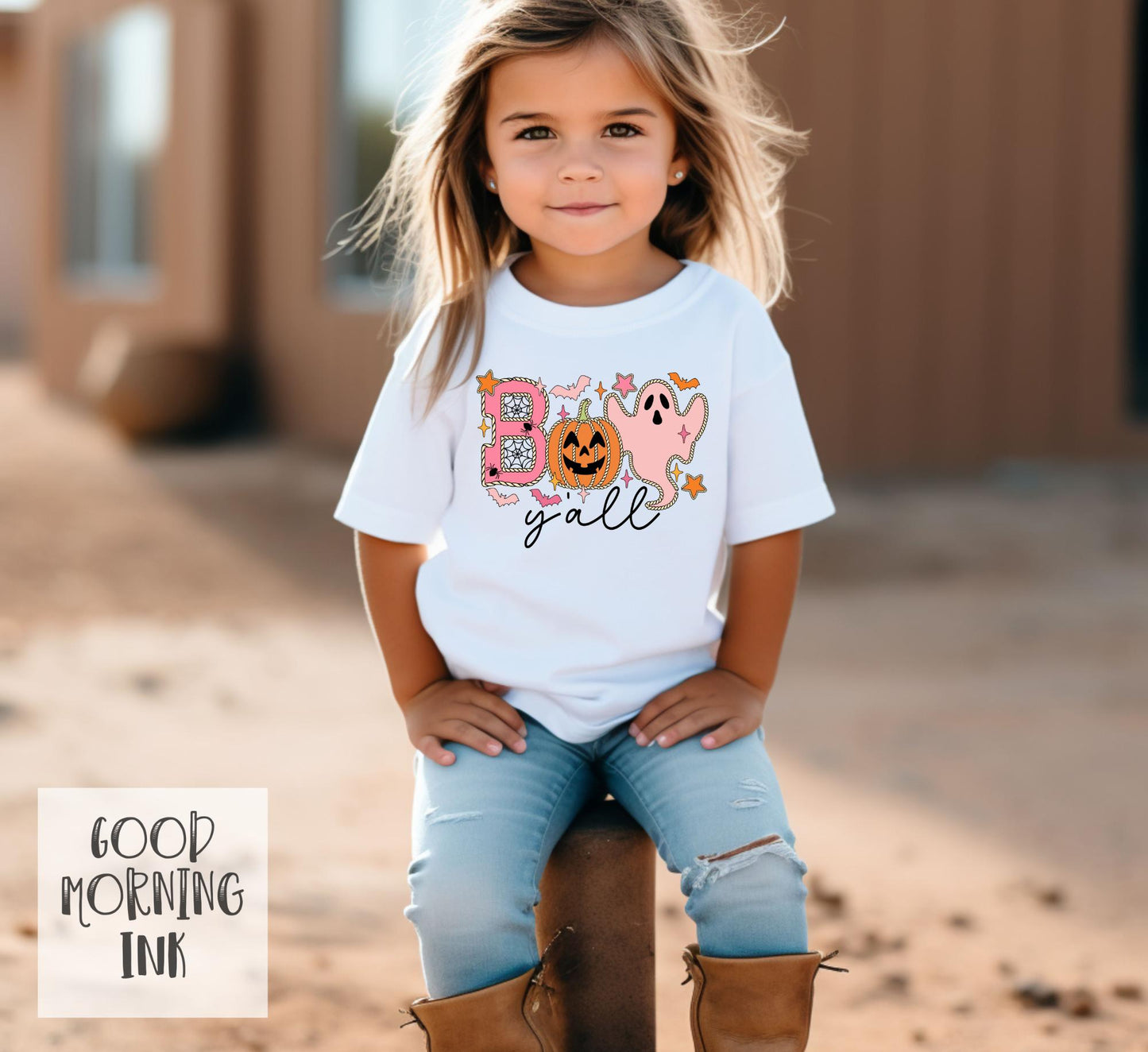 Boo Y'all (Toddler/ Youth) Clear Film COLOR