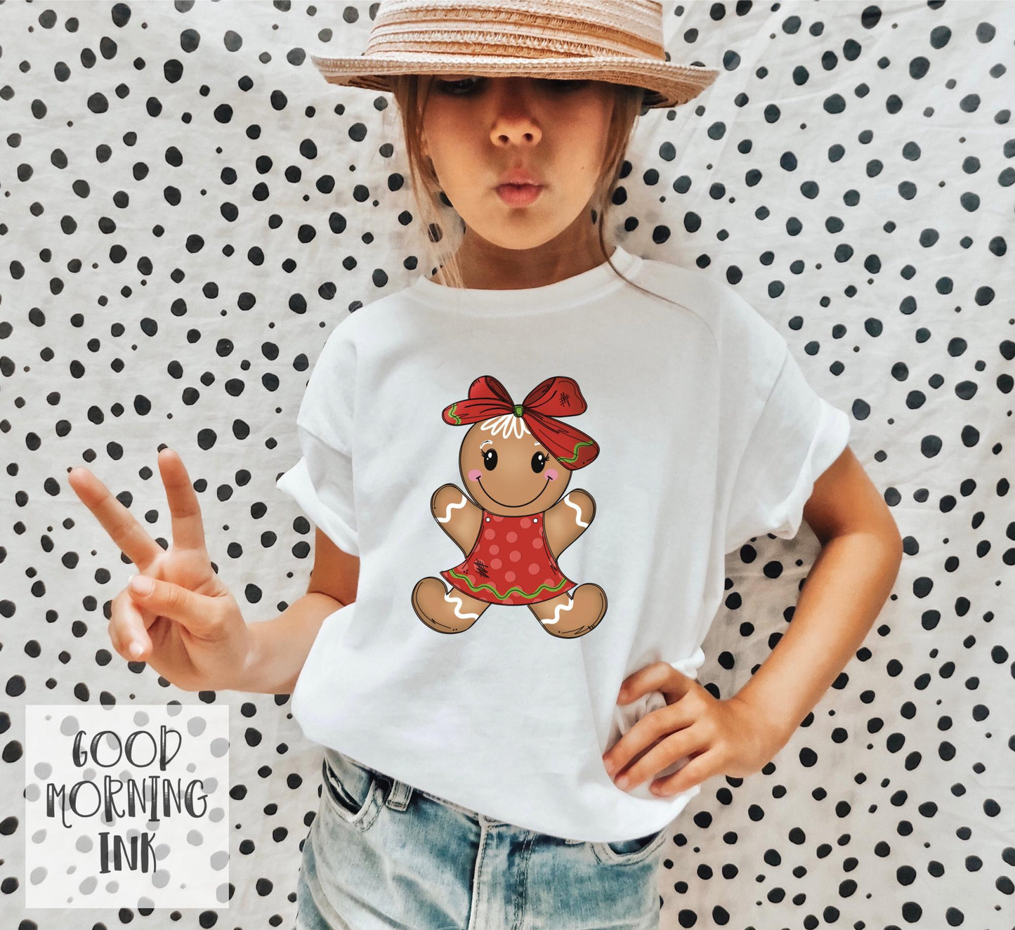 Girl Gingerbread (Toddler/ Youth) Clear Film COLOR