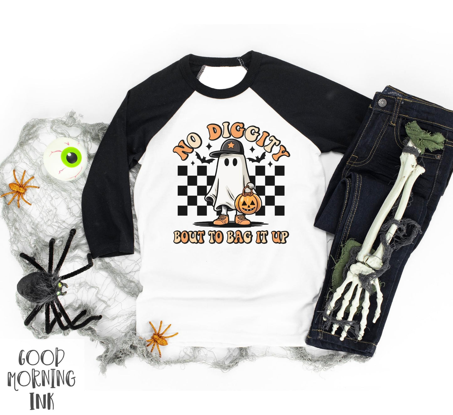 No Diggity Bout to Bag it Up (Toddler/ Youth) Clear Film COLOR