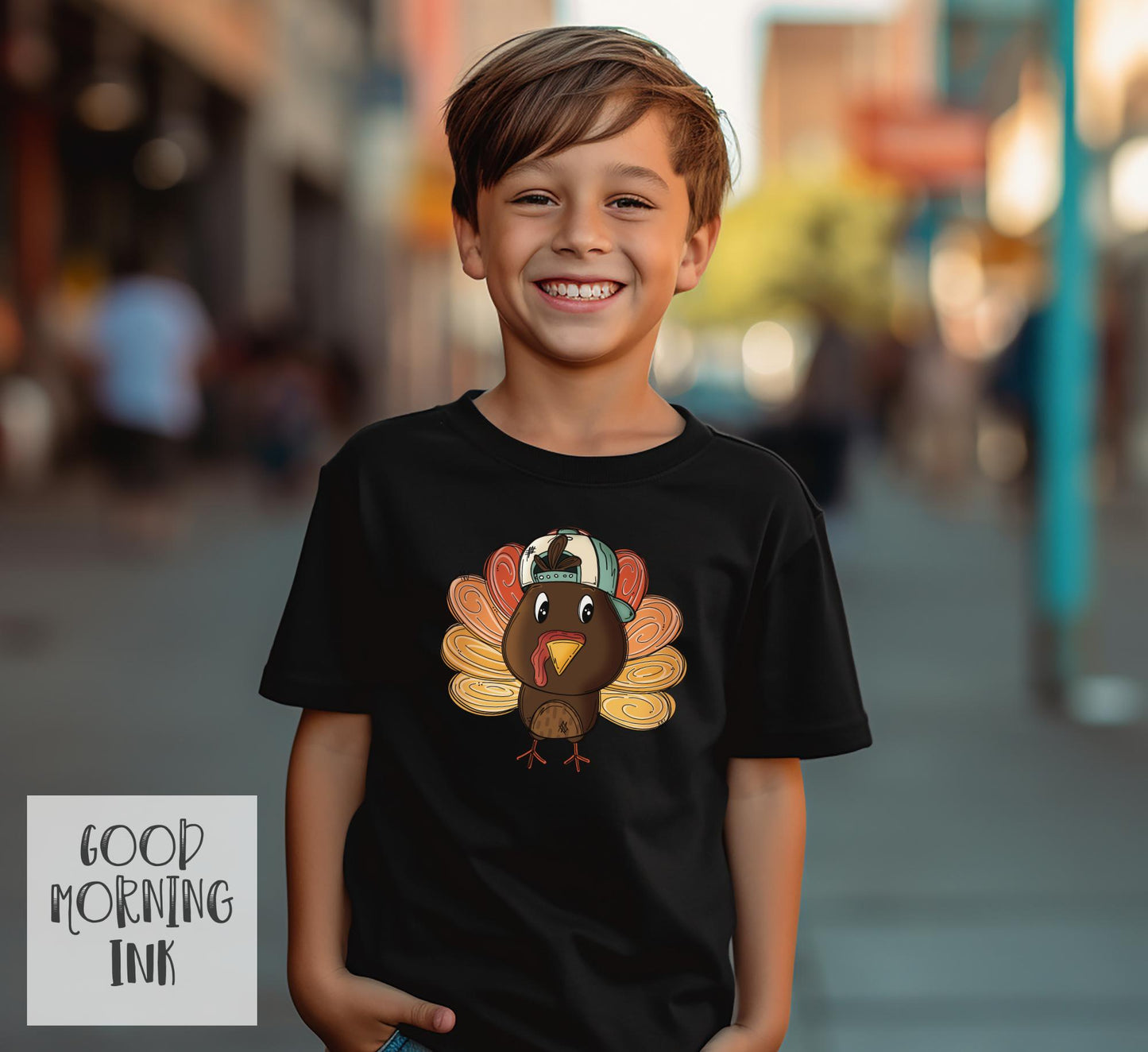 Boy Turkey (Toddler/ Youth) Clear Film COLOR