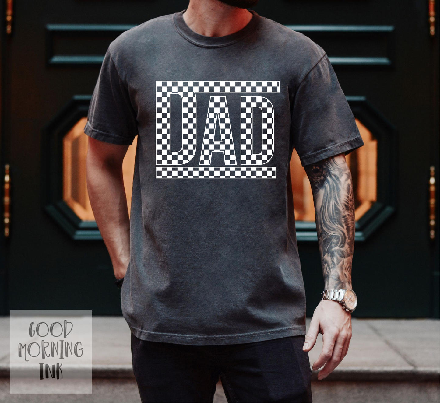 Checkered Dad (WHITE)