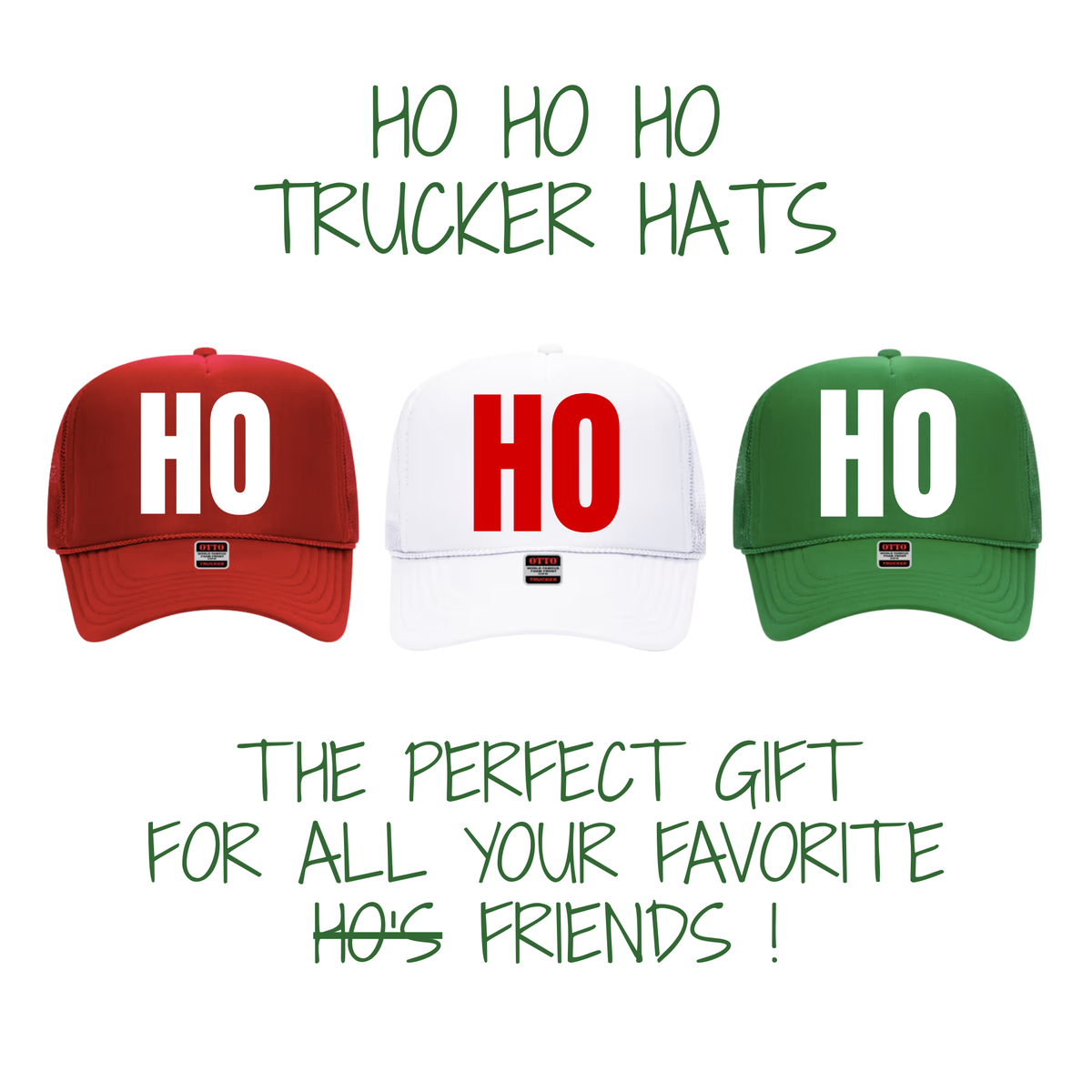 Christmas Trucker Hats