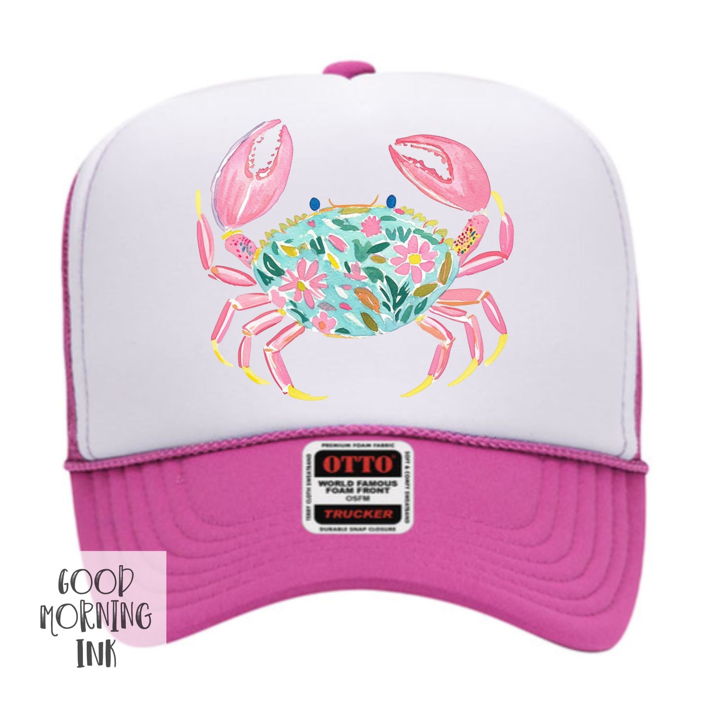 Preppy Crab Trucker Hat