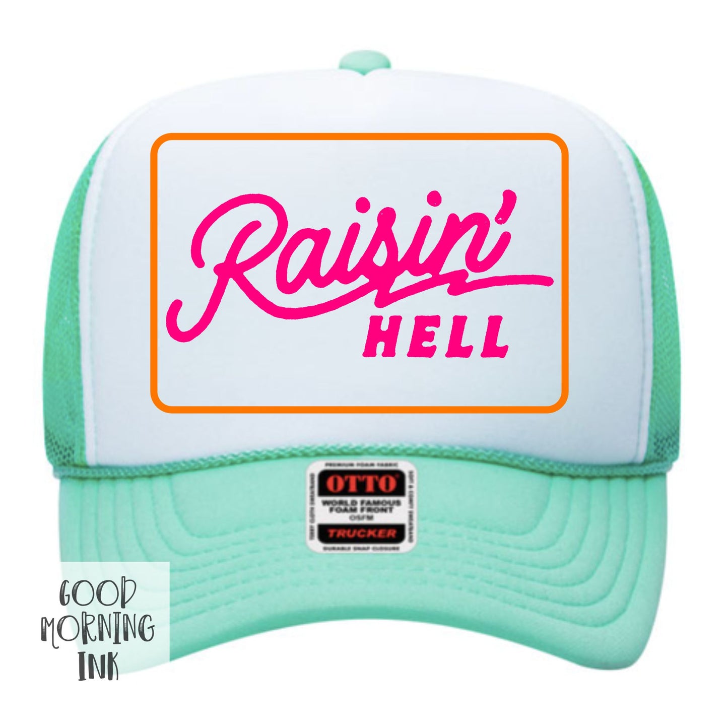 Raisin' Hell 2 Tone Trucker Hat