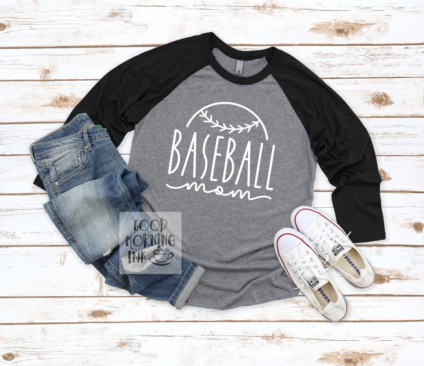 Baseball Mom (WHITE)