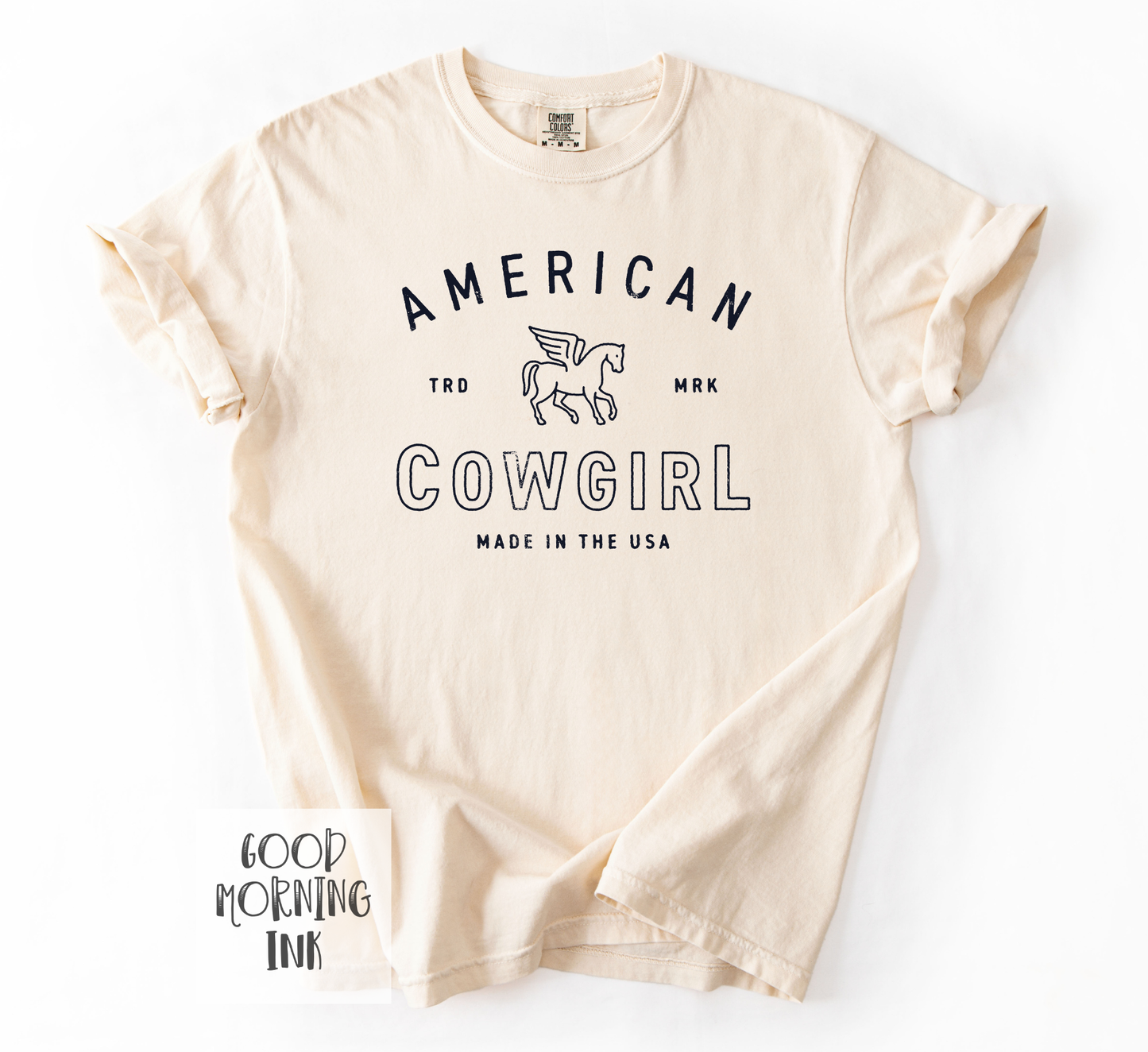 American Cowgirl Comfort Colors Graphic Tee | FREE Shipping!