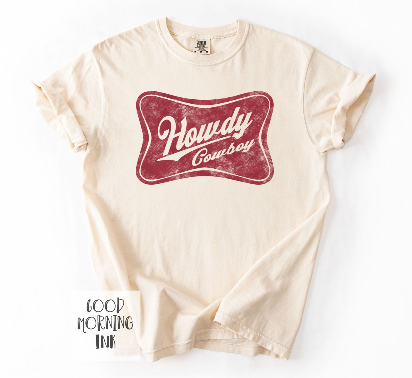 Howdy Cowboy Comfort Colors Graphic Tee