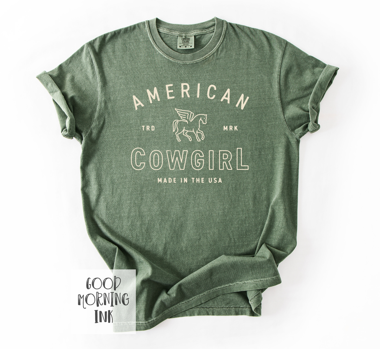 American Cowgirl Comfort Colors Graphic Tee | FREE Shipping!