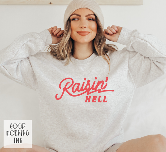 Raisin' Hell Hoodie Sweatshirt
