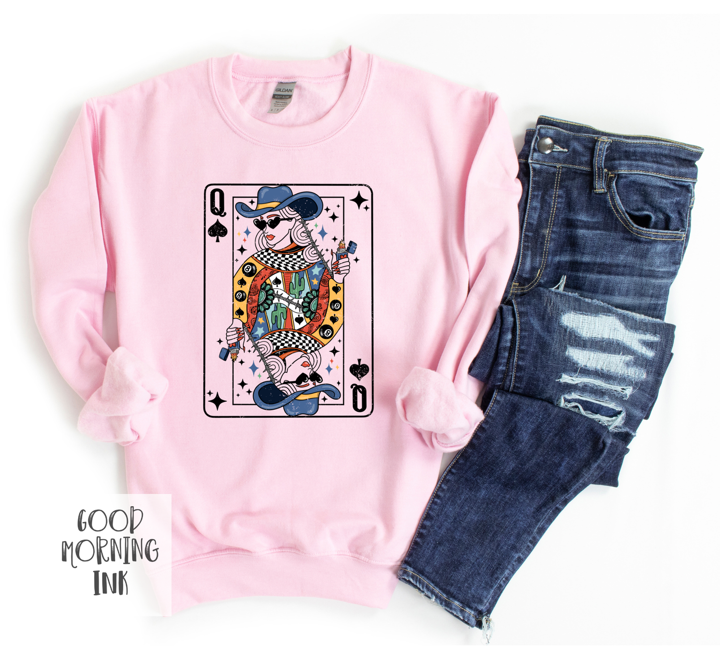 Queen of Spades Crewneck Sweatshirt