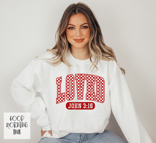 Loved John 3:16 (RED)