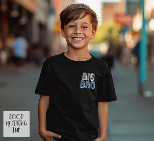 Pocket Print: Distressed Big Bro (Toddler/ Youth)