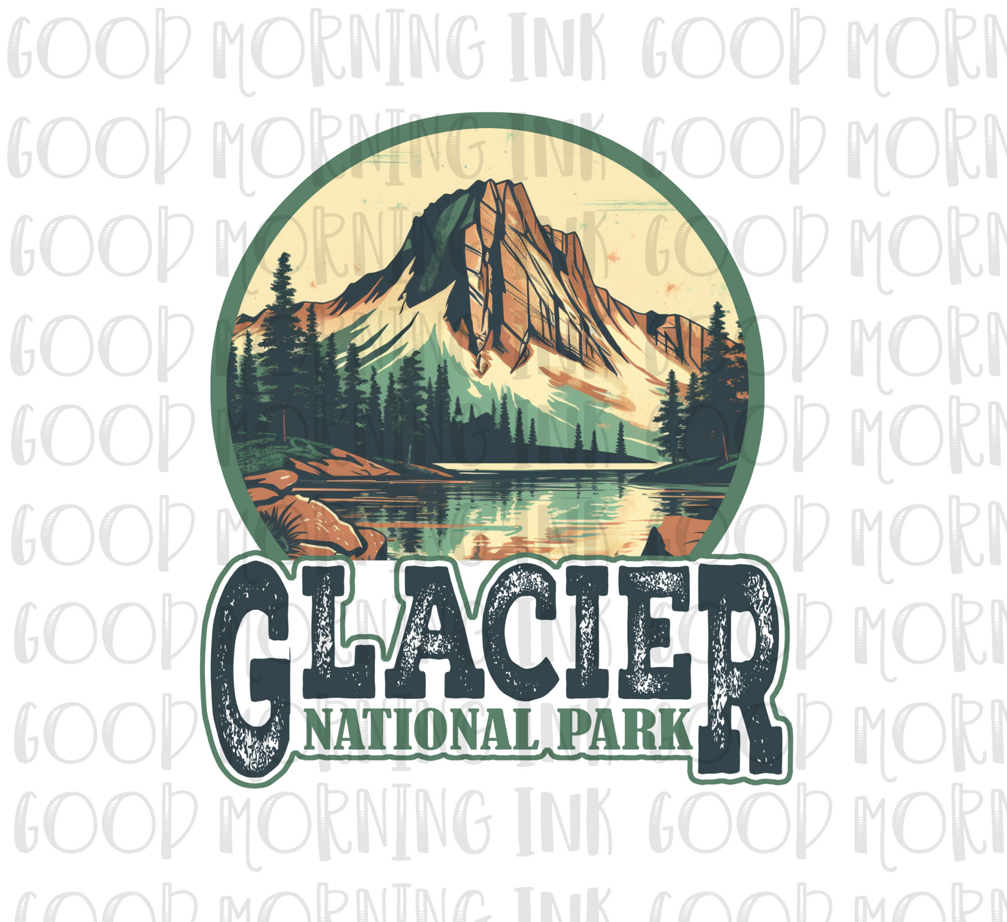 Sublimation Print - Glacier National Park