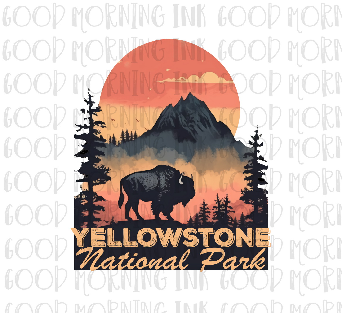 Sublimation Print - Yellowstone National Park