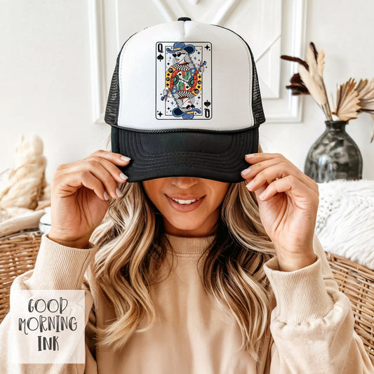 Queen of Spades Trucker Hat