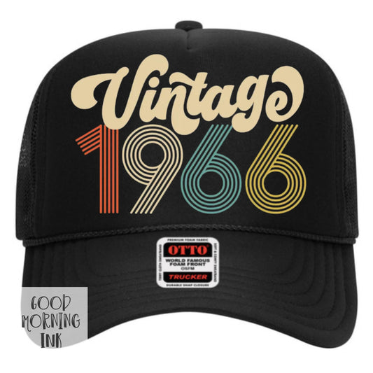 Vintage 1966 Trucker Hat