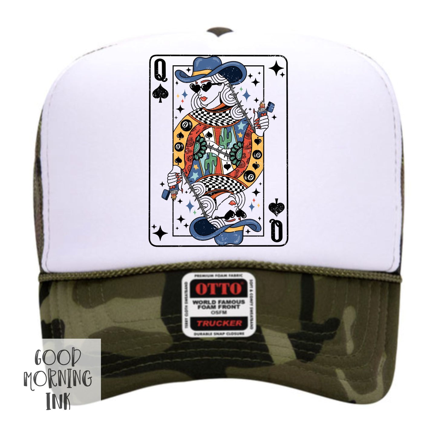 Queen of Spades Trucker Hat