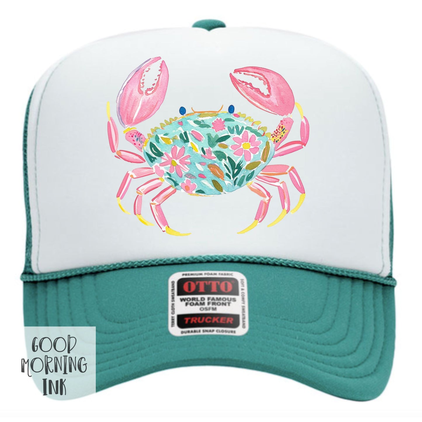 Preppy Crab Trucker Hat