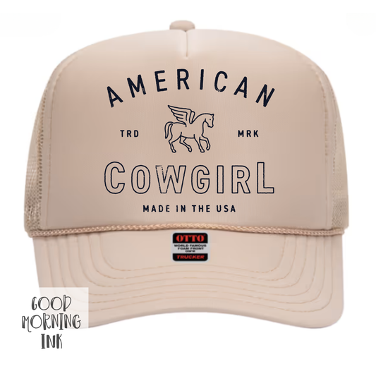 American Cowgirl Trucker Hat