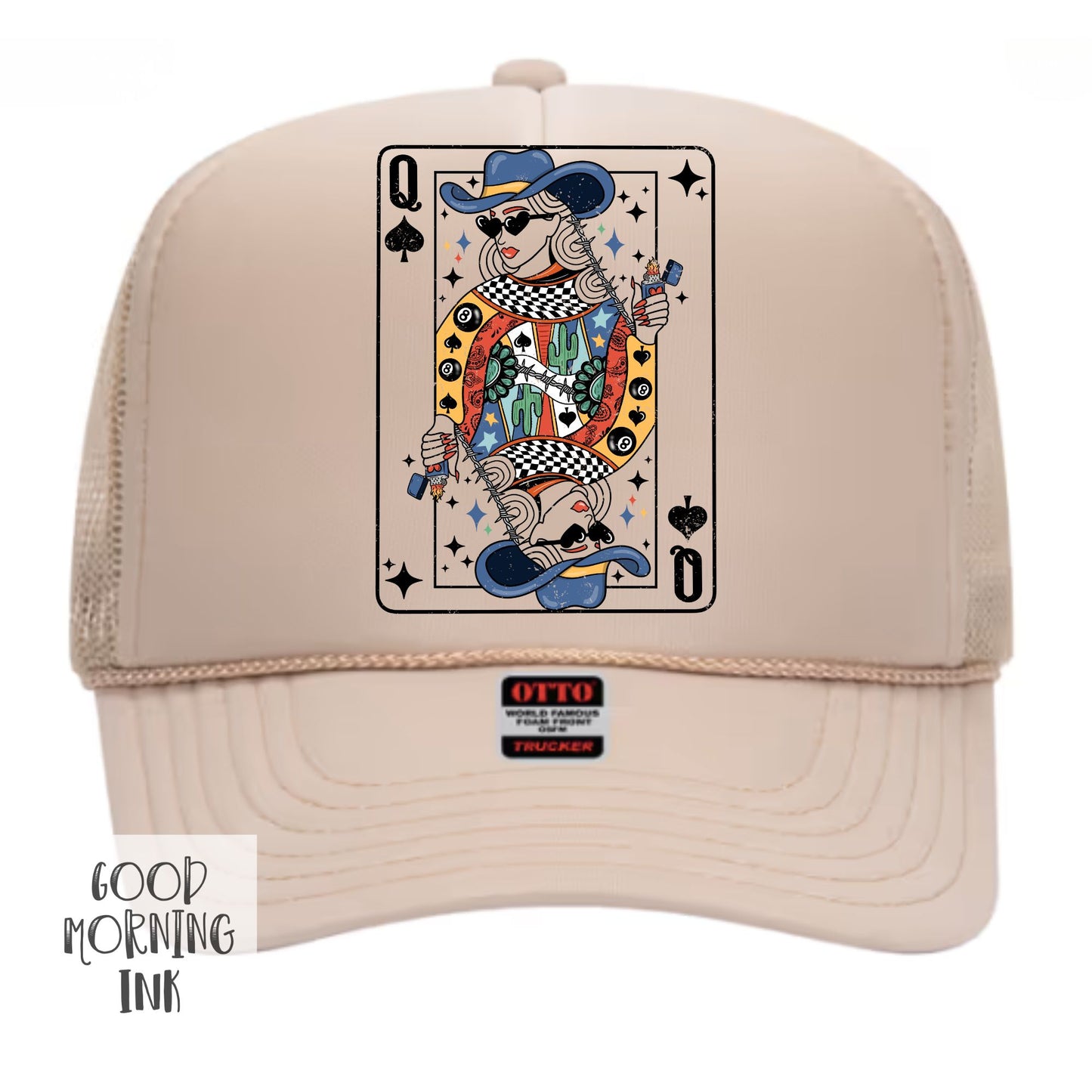Queen of Spades Trucker Hat