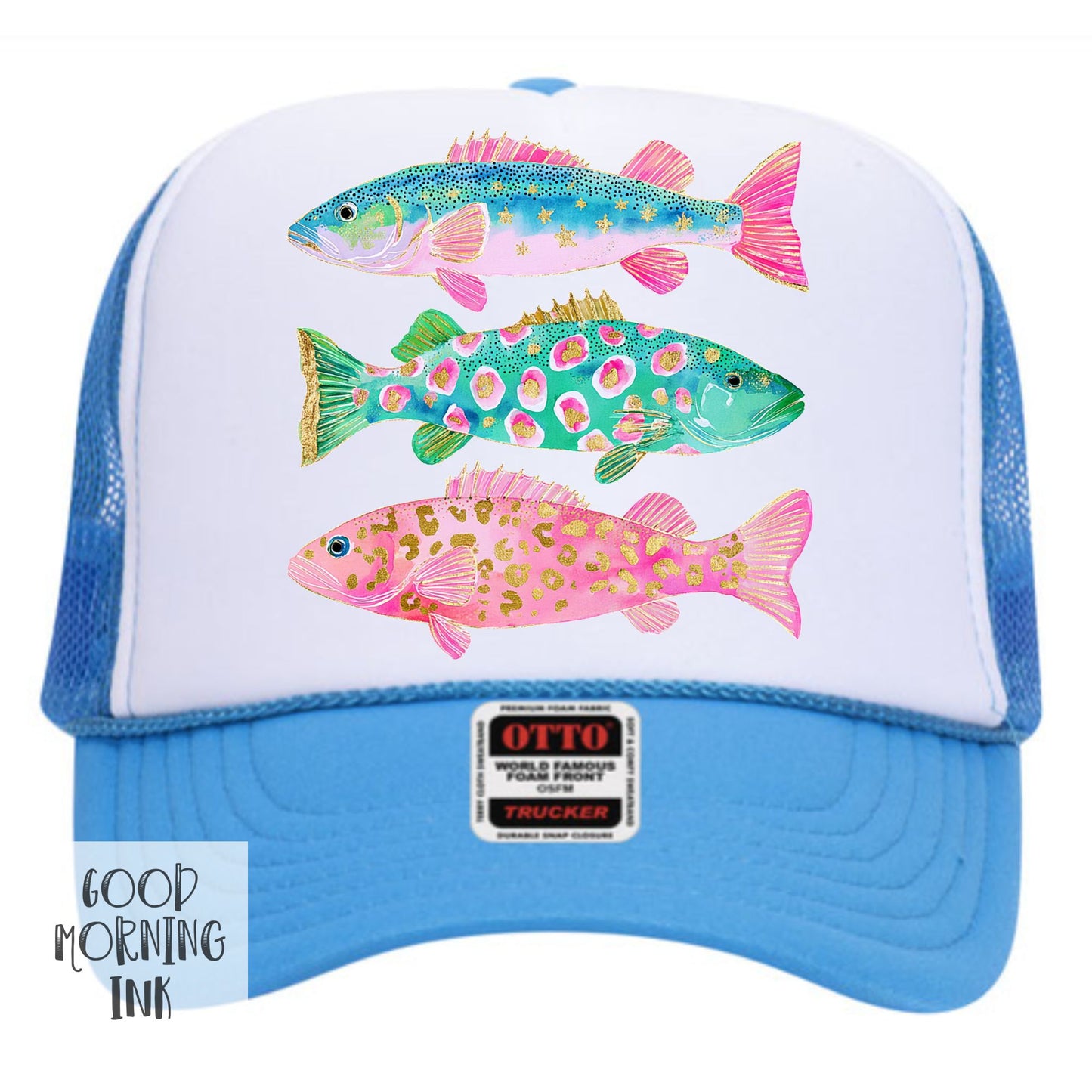 Preppy Fish Trucker Hat