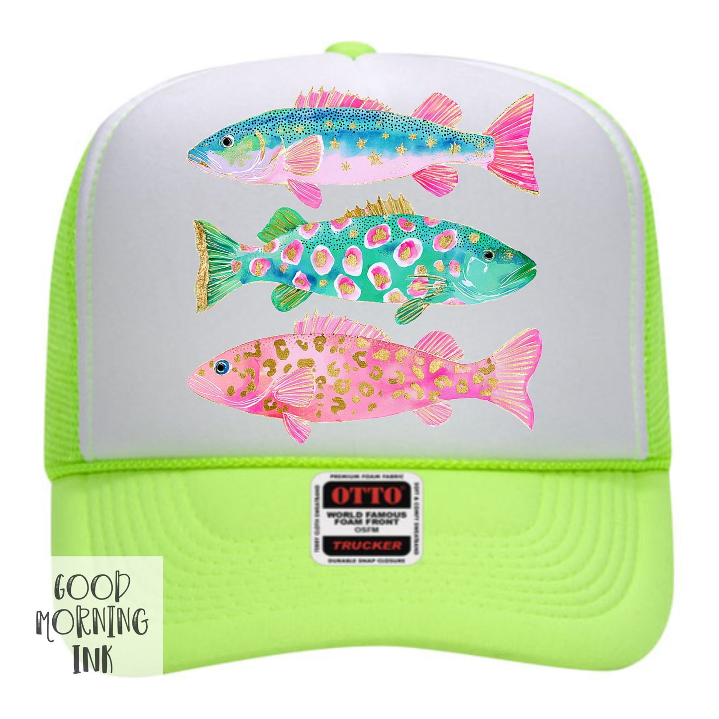 Preppy Fish Trucker Hat