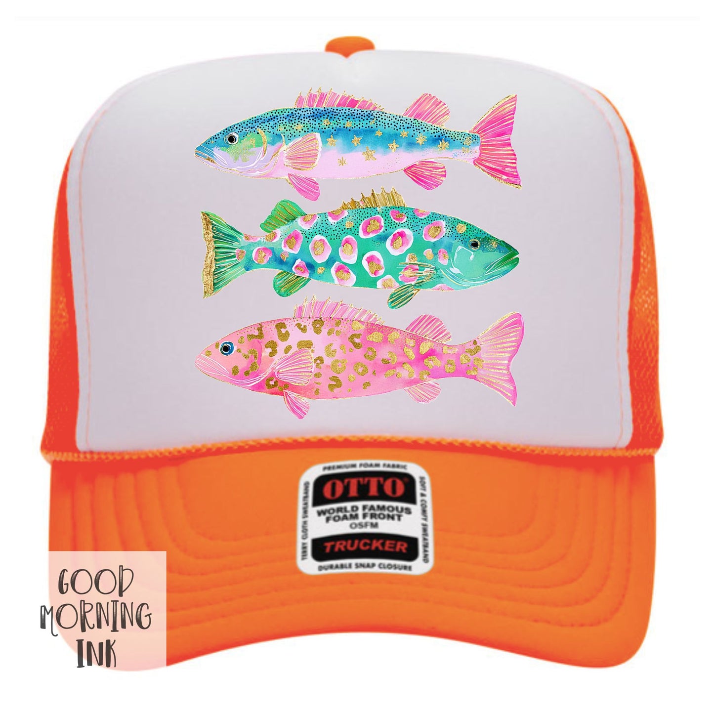 Preppy Fish Trucker Hat