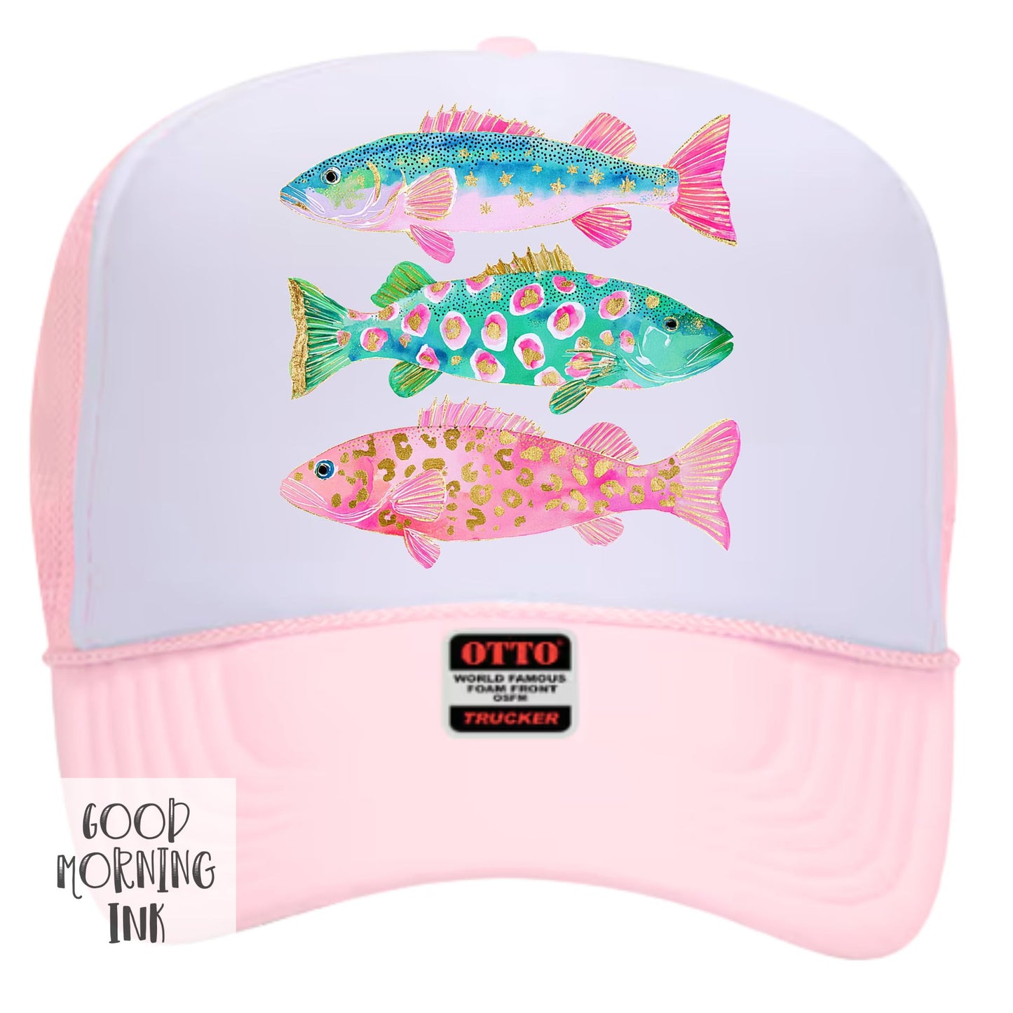 Preppy Fish Trucker Hat