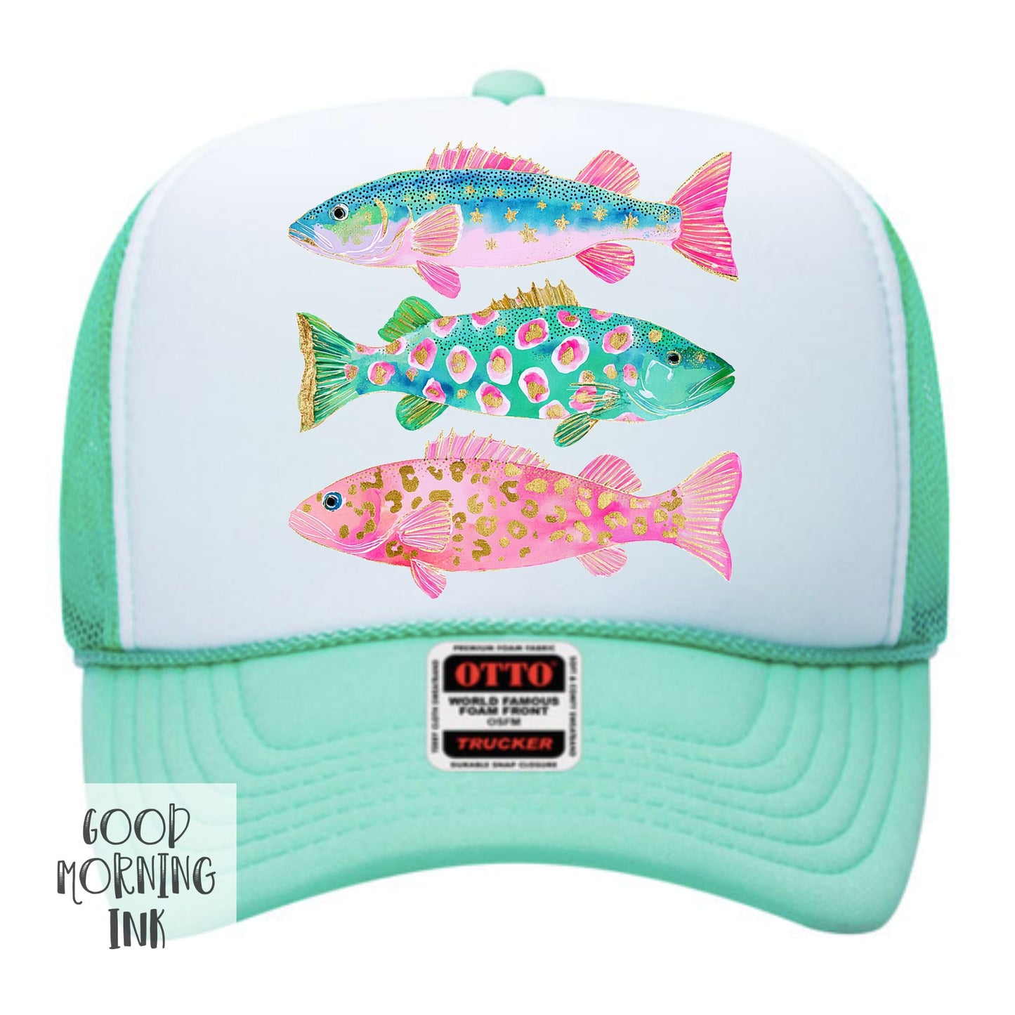 Preppy Fish Trucker Hat