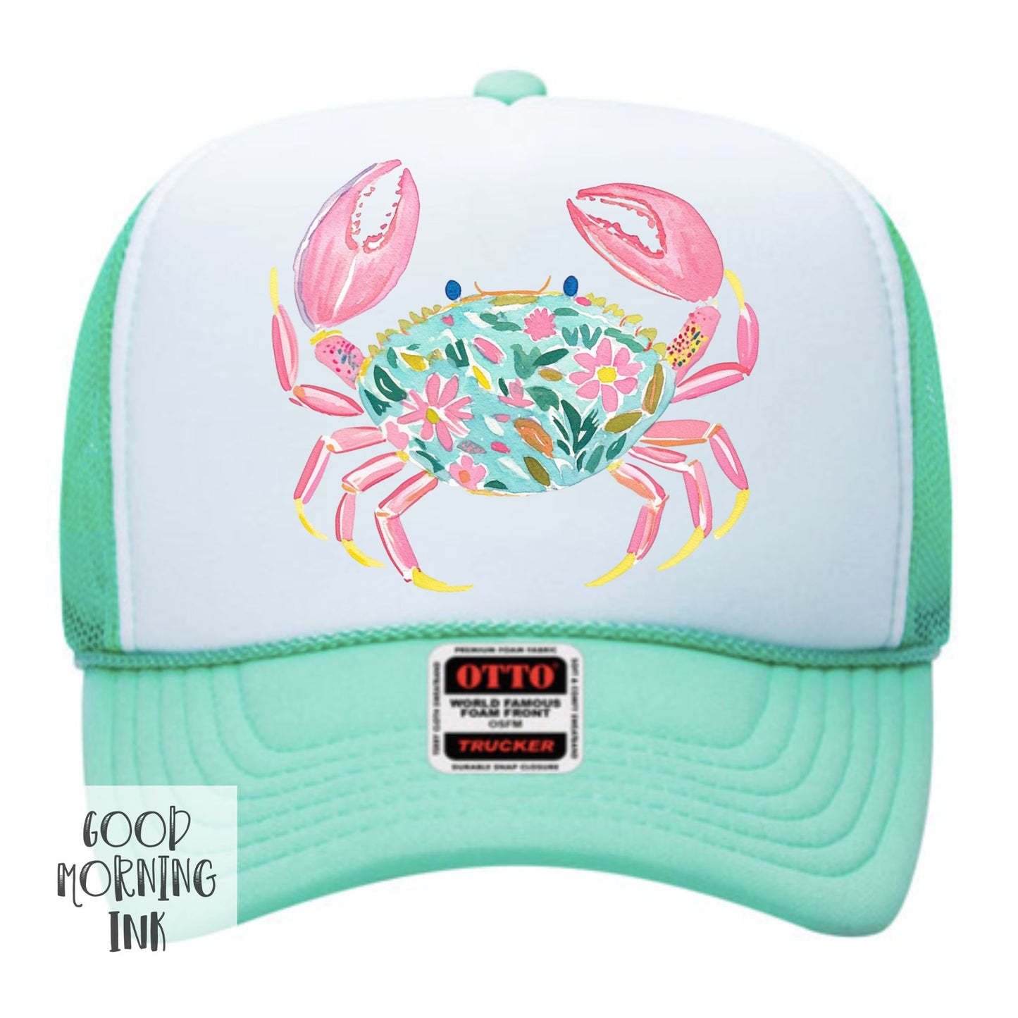 Preppy Crab Trucker Hat