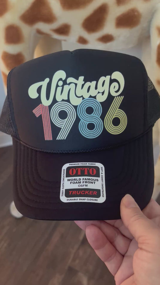 Vintage 1986 Trucker Hat
