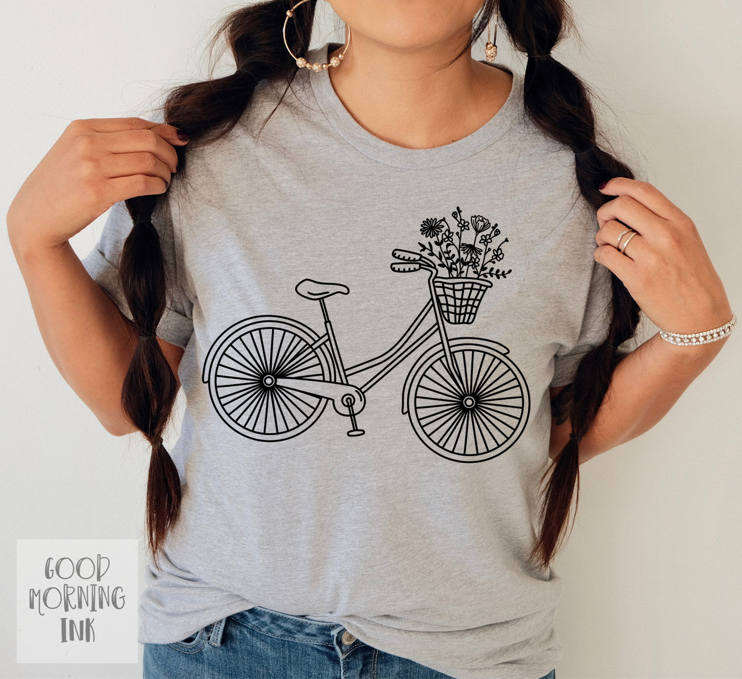 Flower Bicycle (BLACK)